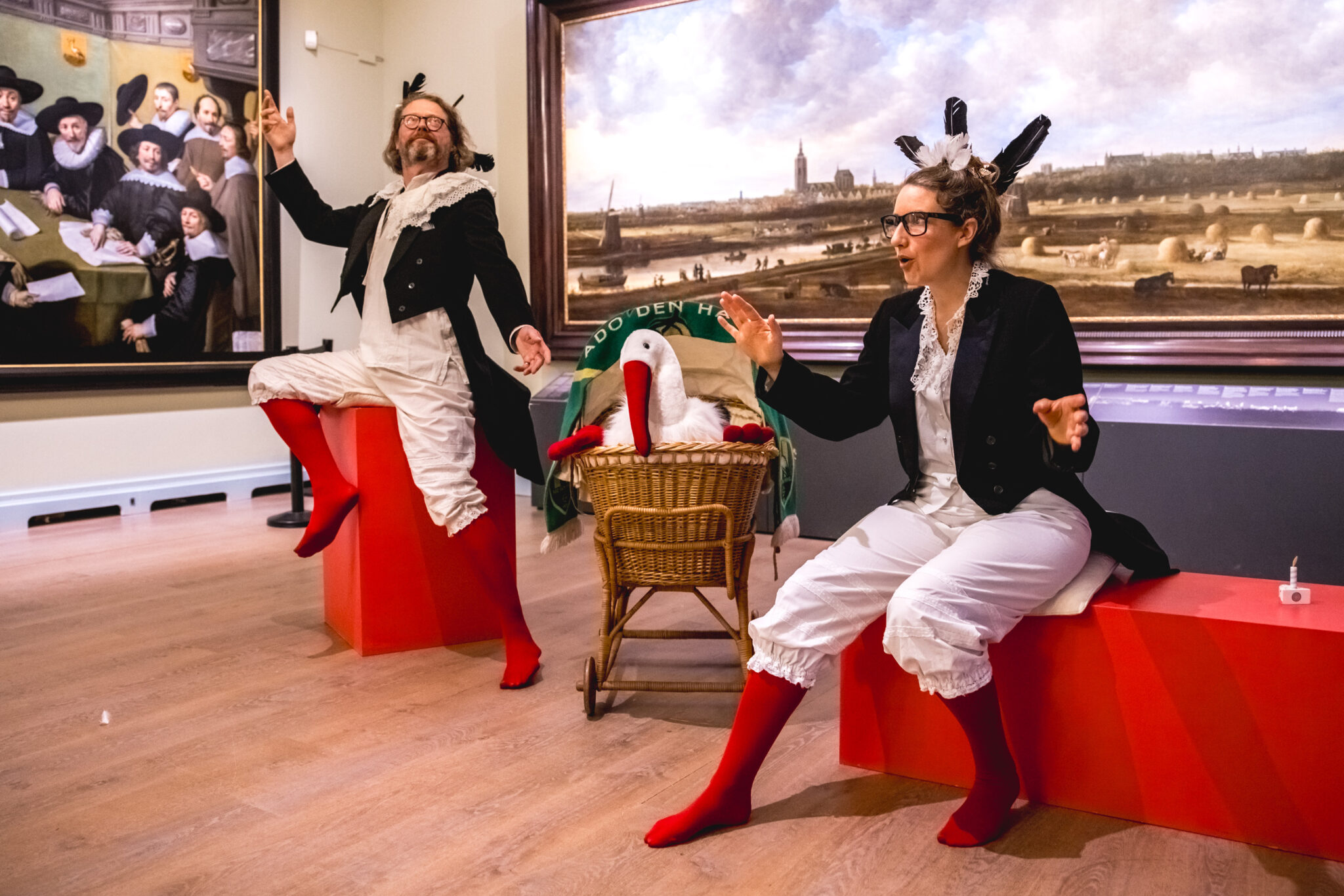 Kids enjoying museum activities