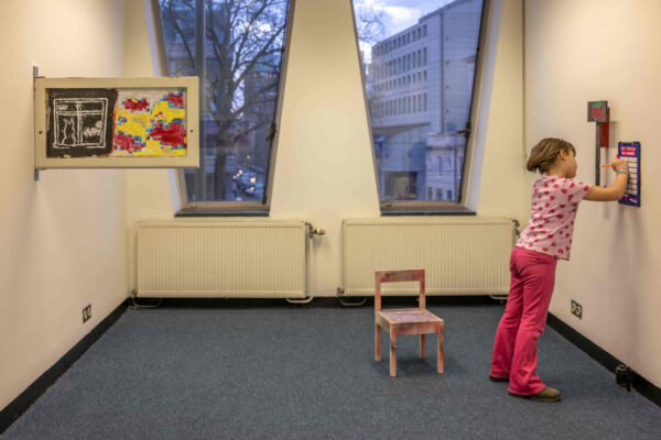 Kinderkunst tentoonstelling