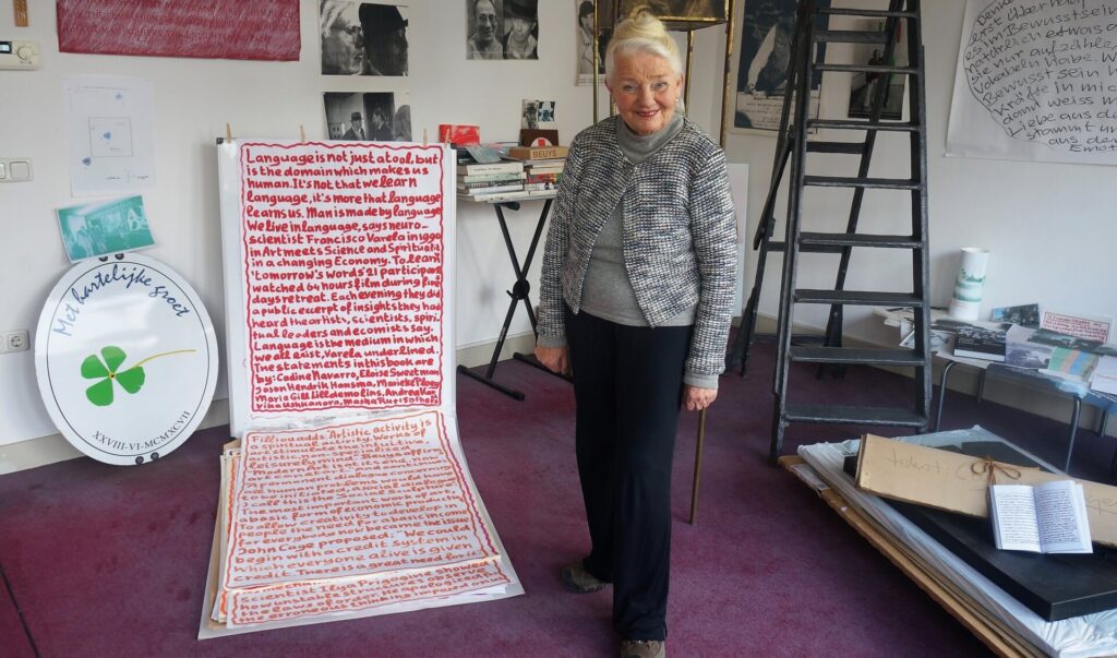 Maak een woorden kunstwerk