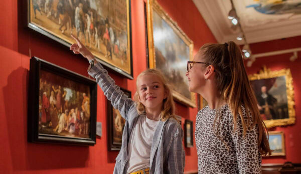 Vogelspotten in het Mauritshuis
