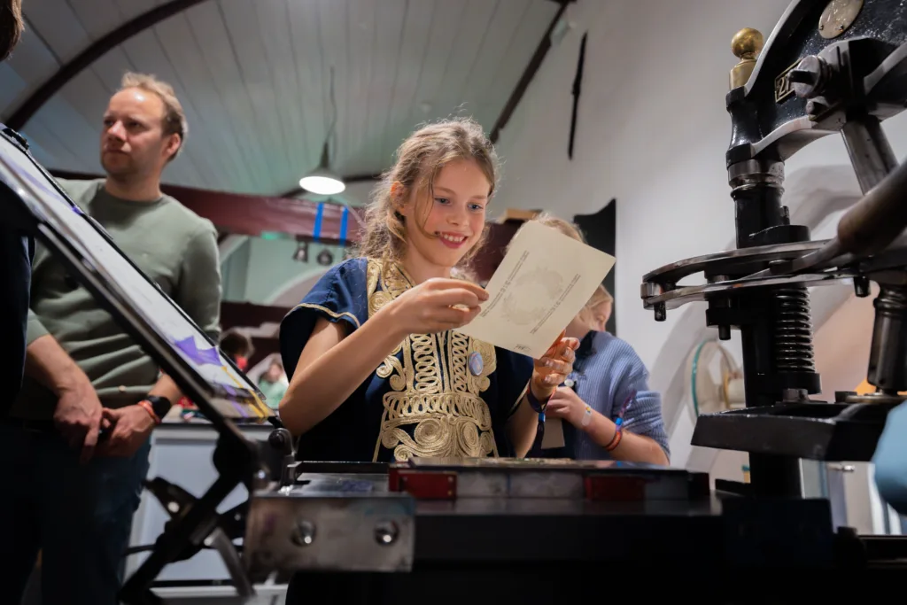 Workshop kaartjes drukken